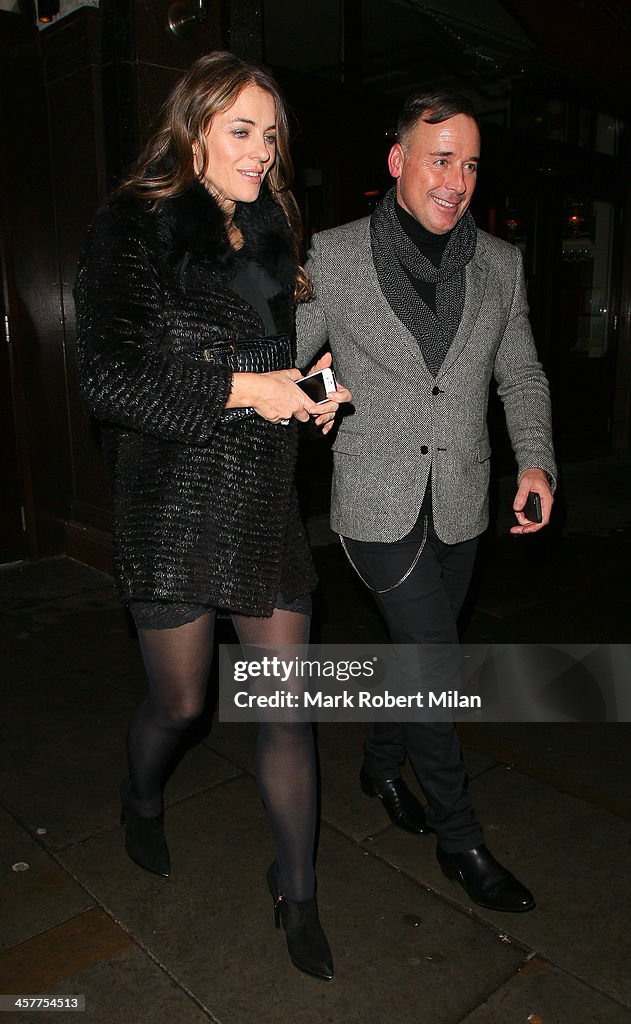 Celebrity Sightings In London - December 18, 2013