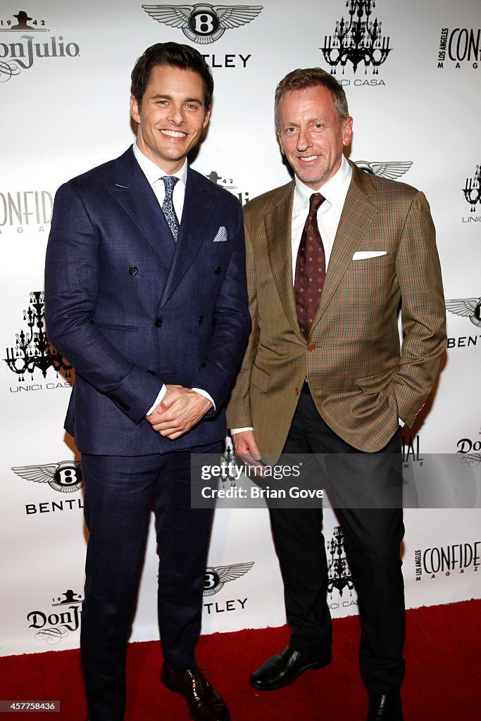 Los Angeles Confidential Magazine October "Men's Issue" Launch Party With James Marsden