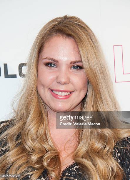 Kail Lowry arrives at Life & Style Weekly 10 Year Anniversary Party at SkyBar at the Mondrian Los Angeles on October 23, 2014 in West Hollywood,...