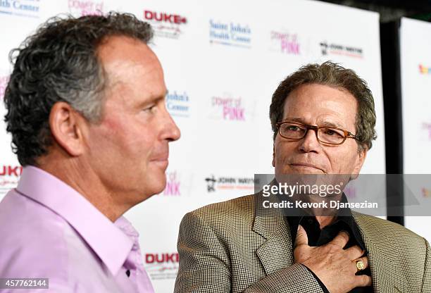 Actors Ethan Wayne and Patrick Wayne attend Power of Pink 2014 Benefiting the Cancer Prevention Program at Saint John's Health Center at The House of...