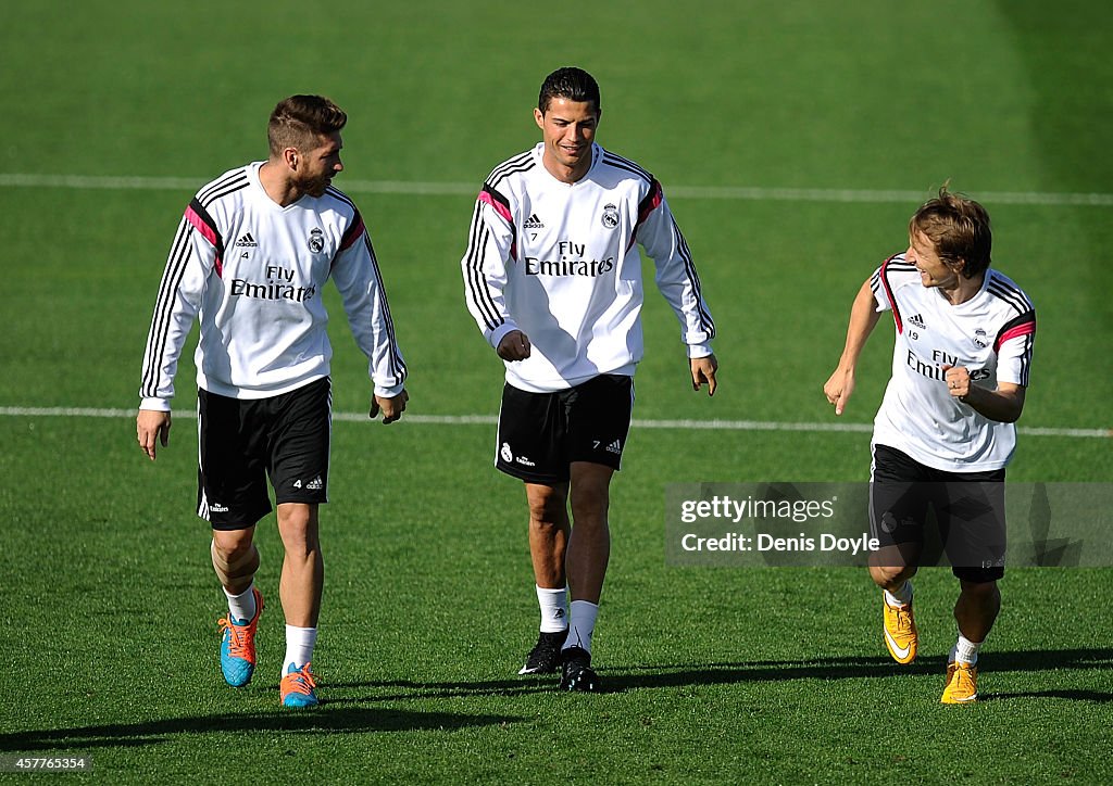 Real Madrid CF Training and Press Conference