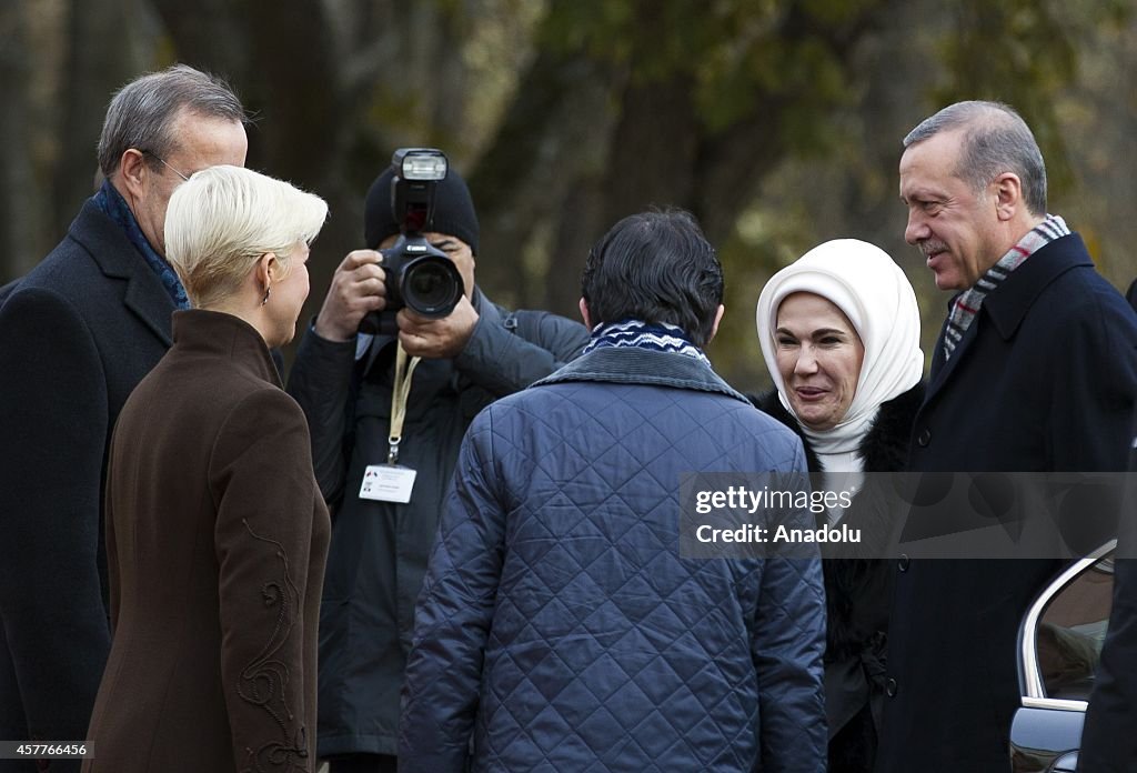 Turkey's President Erdogan visit his Estonian counterpart Ilves in Estonia