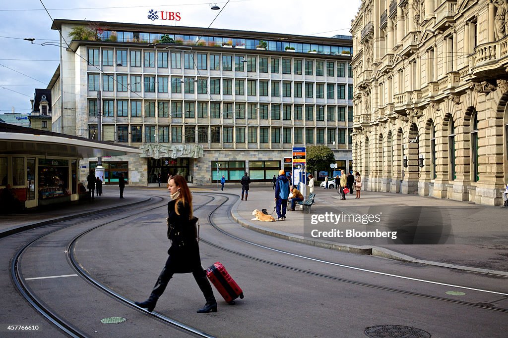 UBS AG Headquarters Ahead Of Third-Quarter Results