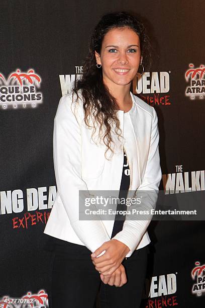 Sandra Blazquez attends the Halloween Party at El Parque de Atracciones on October 23, 2014 in Madrid, Spain.