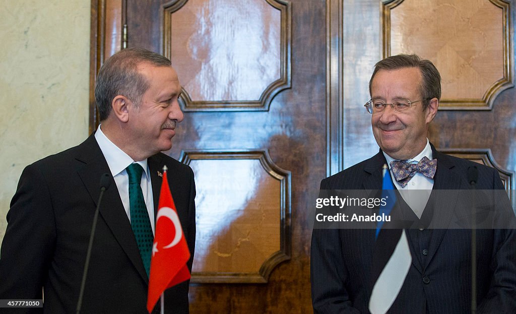 Turkish President Erdogan-Estonian President Toomas Hendrik Ilves