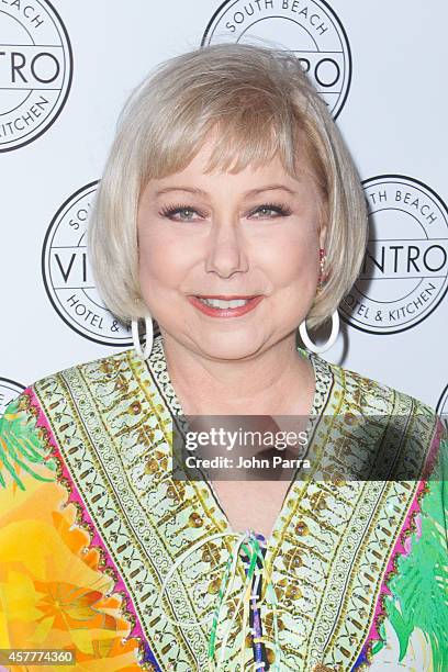 Cristina Saralegui attends Cristina Saraleguis Book Launch at Vintro Hotel on October 23, 2014 in Miami, Florida.