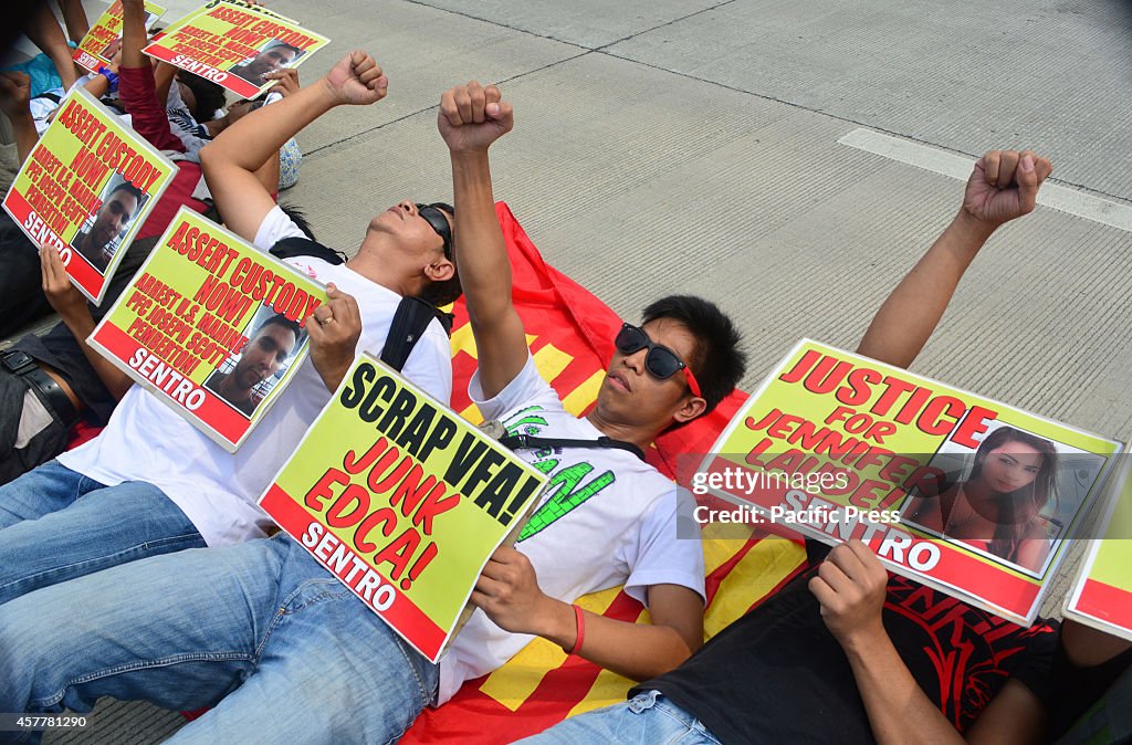 Different groups of activist and protesters conduct a...
