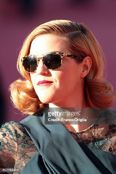 Lily Costner attends the Red Carpet during the 9th Rome Film Festival on October 24, 2014 in Rome, Italy.