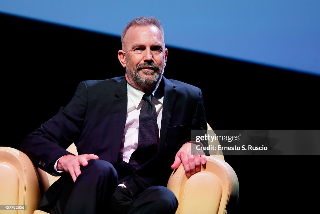 Kevin Costner Meets The Audience and Unicef Plate - The 9th Rome Film Festival