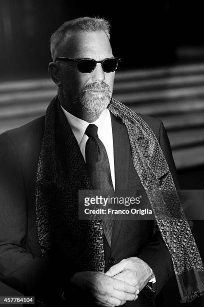 Kevin Costner attends the Red Carpet during the 9th Rome Film Festival on October 24, 2014 in Rome, Italy.