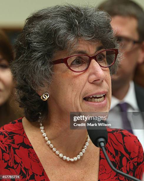 Nicole Lurie, Assistant HHS Secretary for Preparedness testifies durng a House Oversight and Government Reform Committee hearing on Capitol Hill,...
