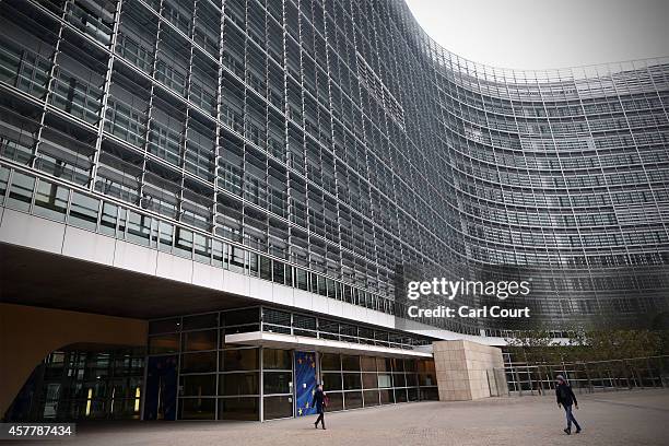 The European Commission building is pictured on October 24, 2014 in Brussels, Belgium. Alongside criticism from outgoing European Commission...