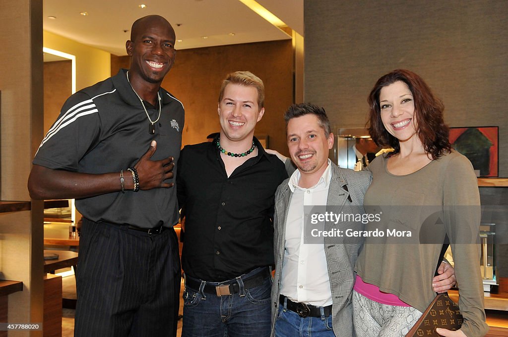 David Yurman With Nick Anderson And Bo Outlaw Host An In-Store Event To Celebrate The Launch Of The Men's Forged Carbon Collection In Orlando, Florida