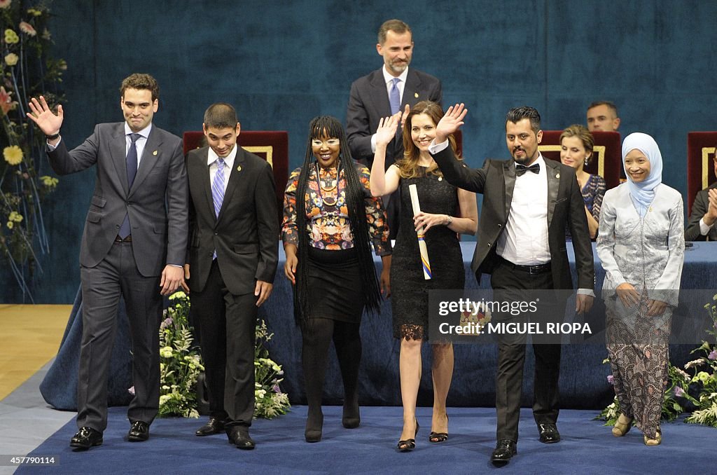 SPAIN-AWARD-ROYALS-ASTURIAS