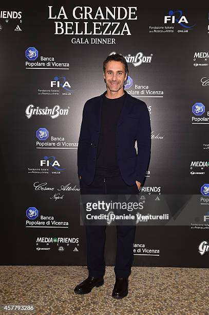 Raoul Bova attends the Gala Dinner 'La Grande Bellezza' during the 9th Rome Film Festival on October 24, 2014 in Rome, Italy.