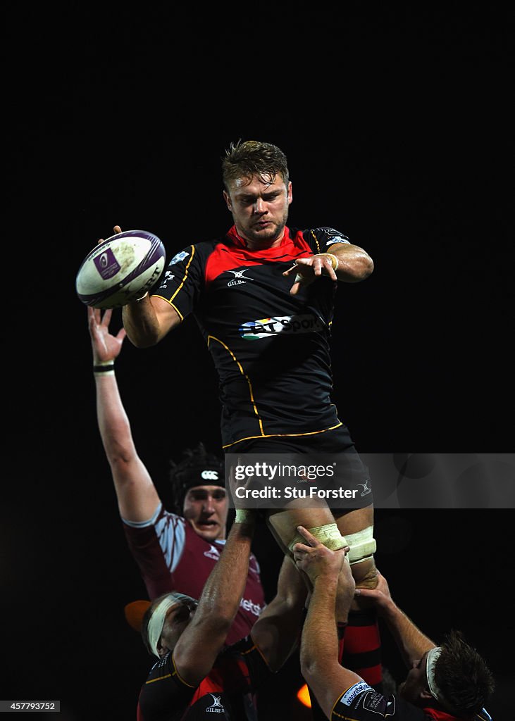 Newport Gwent Dragons  v  Newcastle Falcons - European Rugby Challenge Cup