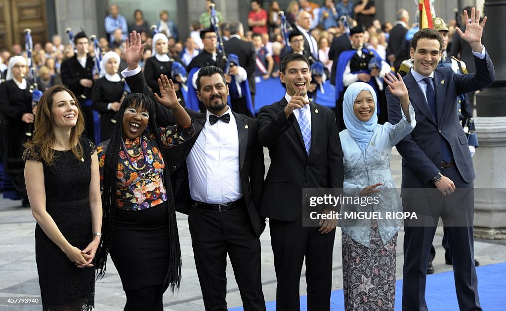 SPAIN-AWARD-ROYALS-ASTURIAS