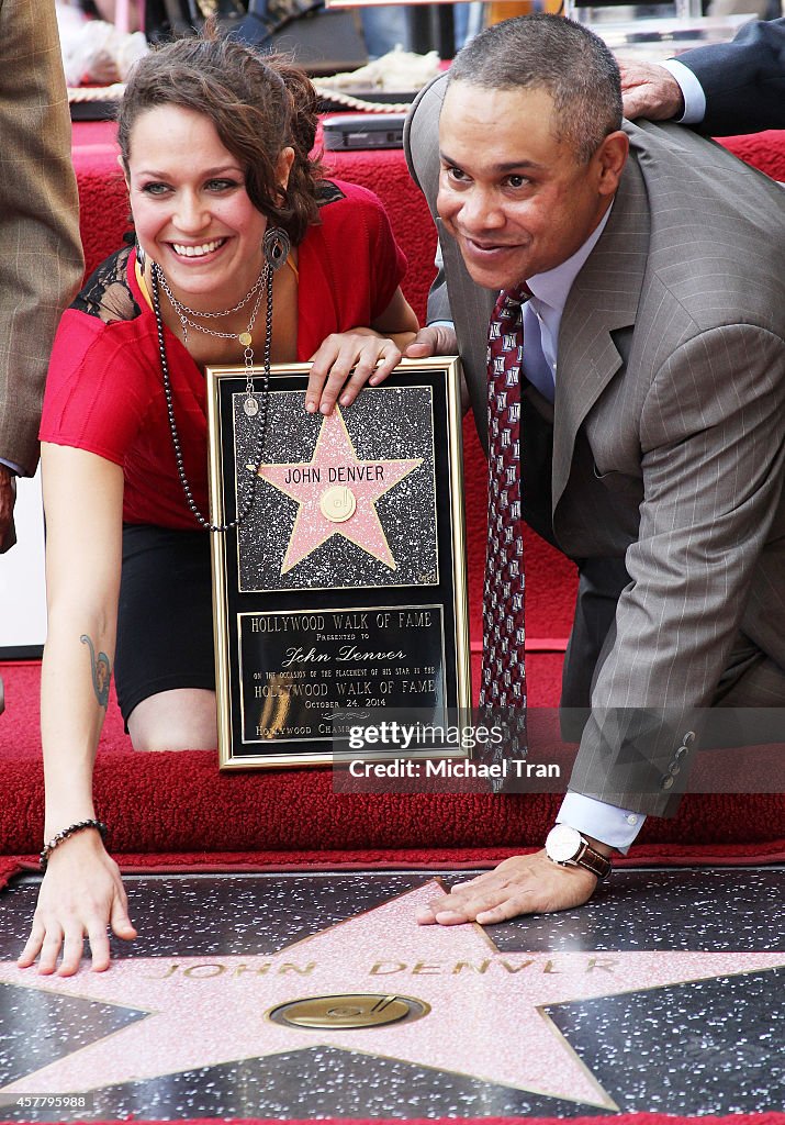 John Denver Honored With Star On The Hollywood Walk Of Fame