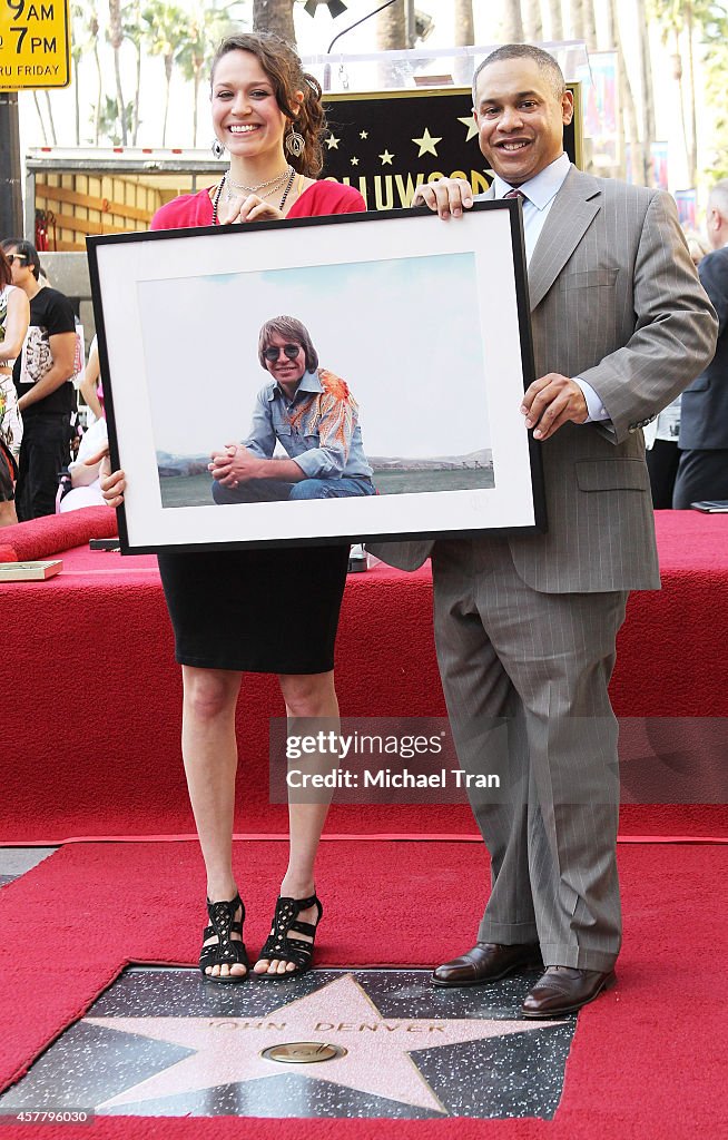 John Denver Honored With Star On The Hollywood Walk Of Fame