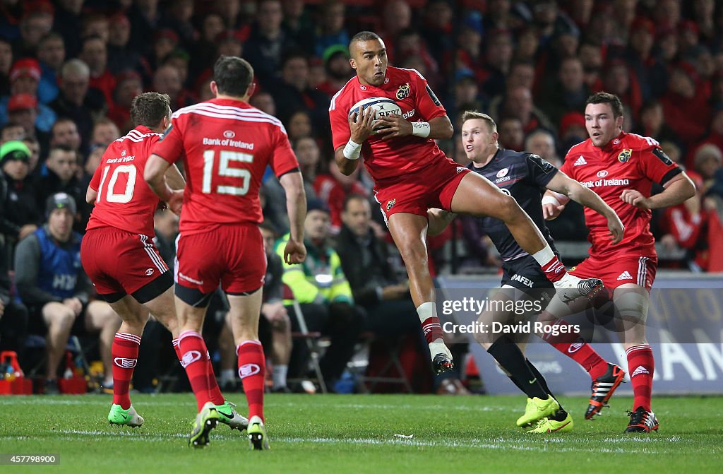 Munster Rugby v Saracens - European Rugby Champions Cup