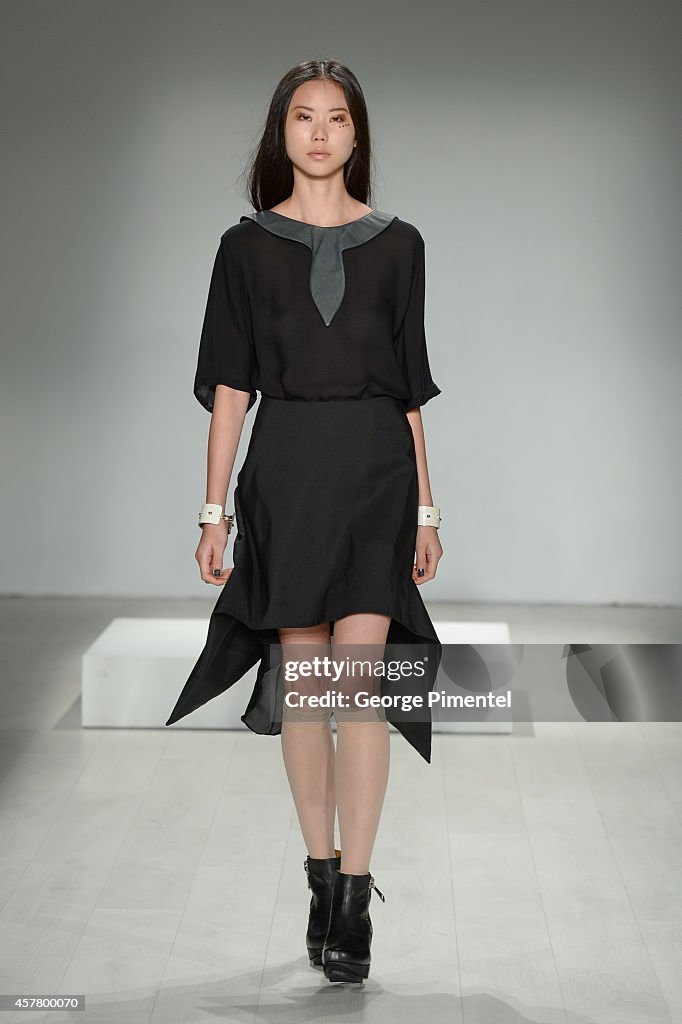 World MasterCard Fashion Week Spring 2015 Collections In Toronto - Brit Wacher - Presentation