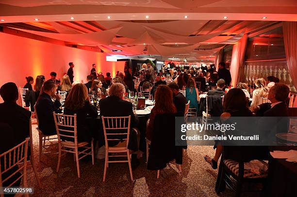 General View during the the Gala Dinner 'La Grande Bellezza' during the 9th Rome Film Festival on October 24, 2014 in Rome, Italy.