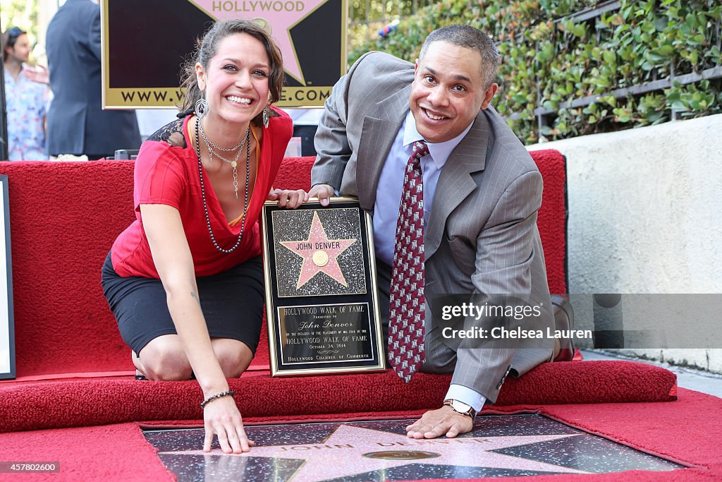 John Denver Honored With Star On The Hollywood Walk Of Fame