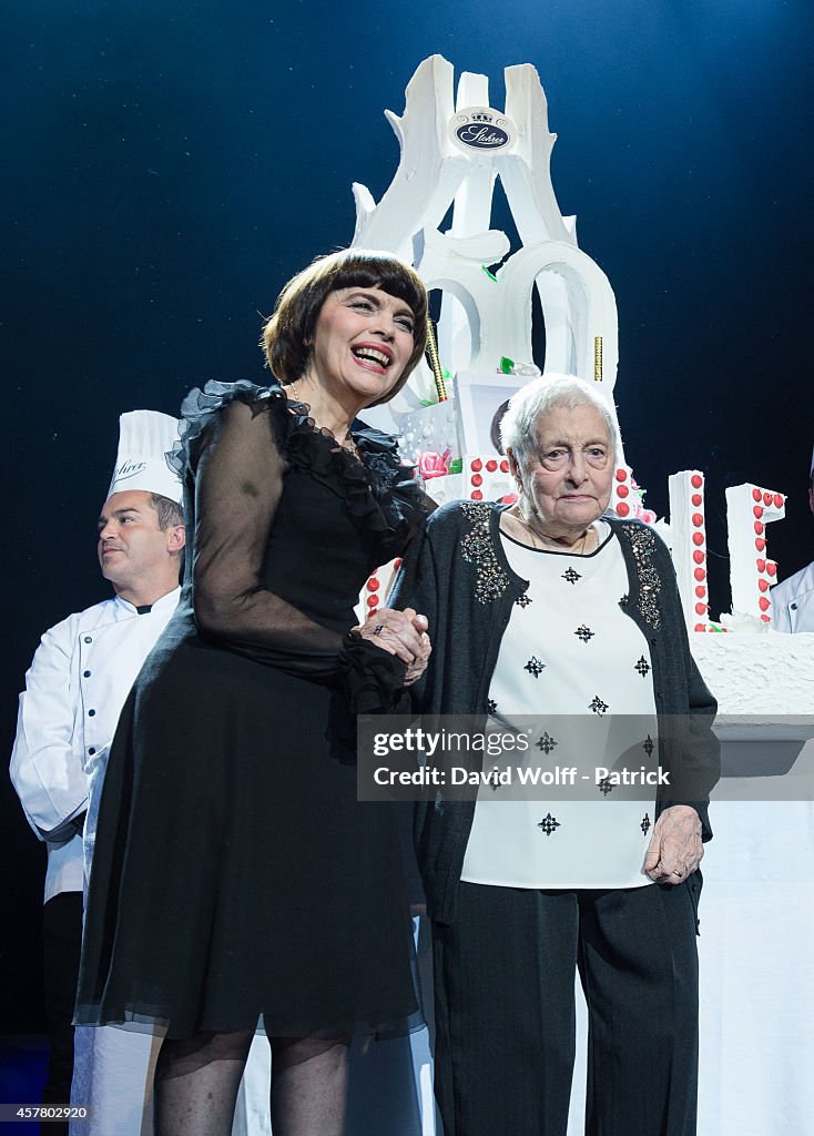 Mireille Mathieu Performs At L'Olympia