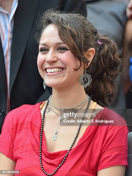 Jesse Belle Denver attends the ceremony posthumosly honoring John Denver with the 2,531st star on the Hollywood Walk of Fame on October 24, 2014 in...