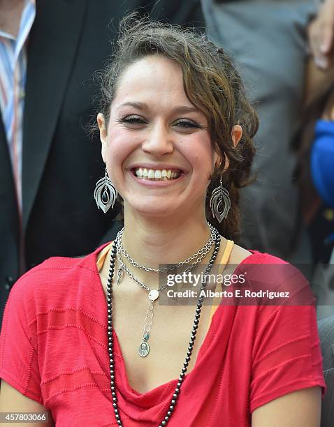 Jesse Belle Denver attends the ceremony posthumosly honoring John Denver with the 2,531st star on the Hollywood Walk of Fame on October 24, 2014 in...