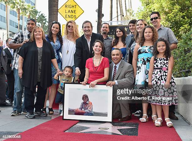 John Denver's family attends the ceremony posthumosly honoring John Denver with the 2,531st star on the Hollywood Walk of Fame on October 24, 2014 in...