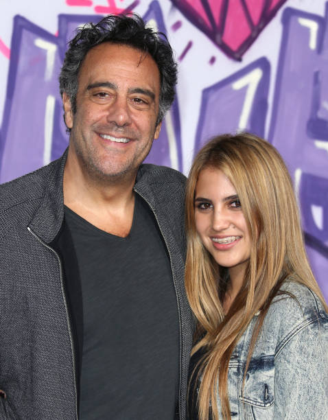 Actor Brad Garrett and daughter Hope Violet Garrett attend the premiere of Open Road Films' "Justin Bieber's Believe" at Regal Cinemas L.A. Live on...