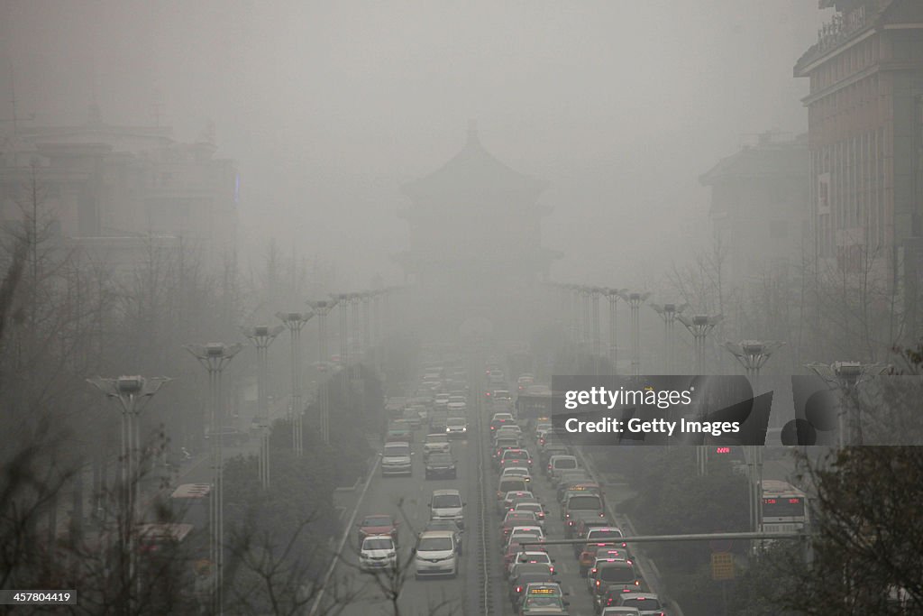 China's Xi'an Shrouded In Smog