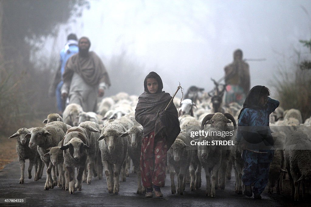 INDIA-WEATHER-FOG