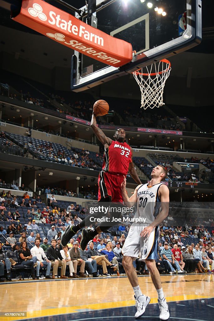 Miami Heat v Memphis Grizzlies