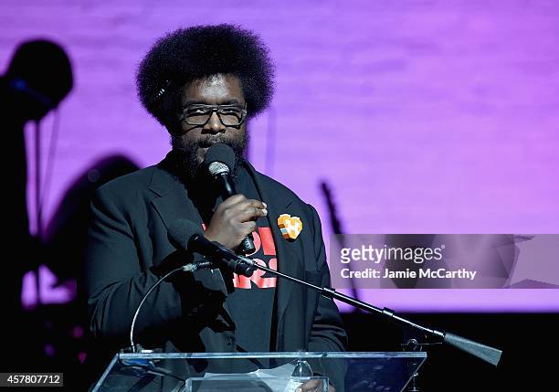 Ahmir 'Questlove' Thompson attends the 13th Annual A Great Night In Harlem Gala Benefiting The Jazz Musicians Emergency Fund at The Apollo Theater on...