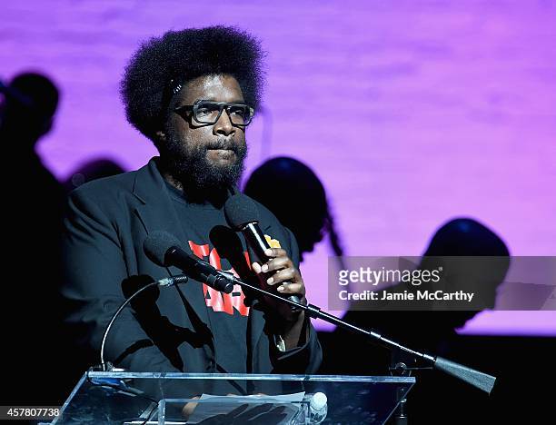 Ahmir 'Questlove' Thompson attends the 13th Annual A Great Night In Harlem Gala Benefiting The Jazz Musicians Emergency Fund at The Apollo Theater on...