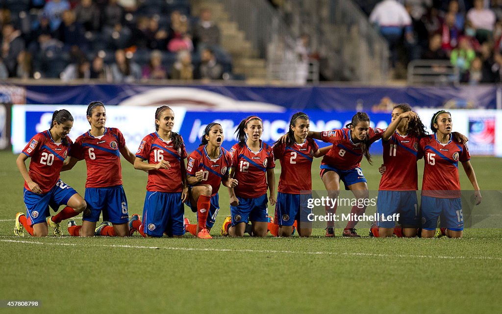 Costa Rica v Trinidad & Tobago: Semifinal - 2014 CONCACAF Women's Championship