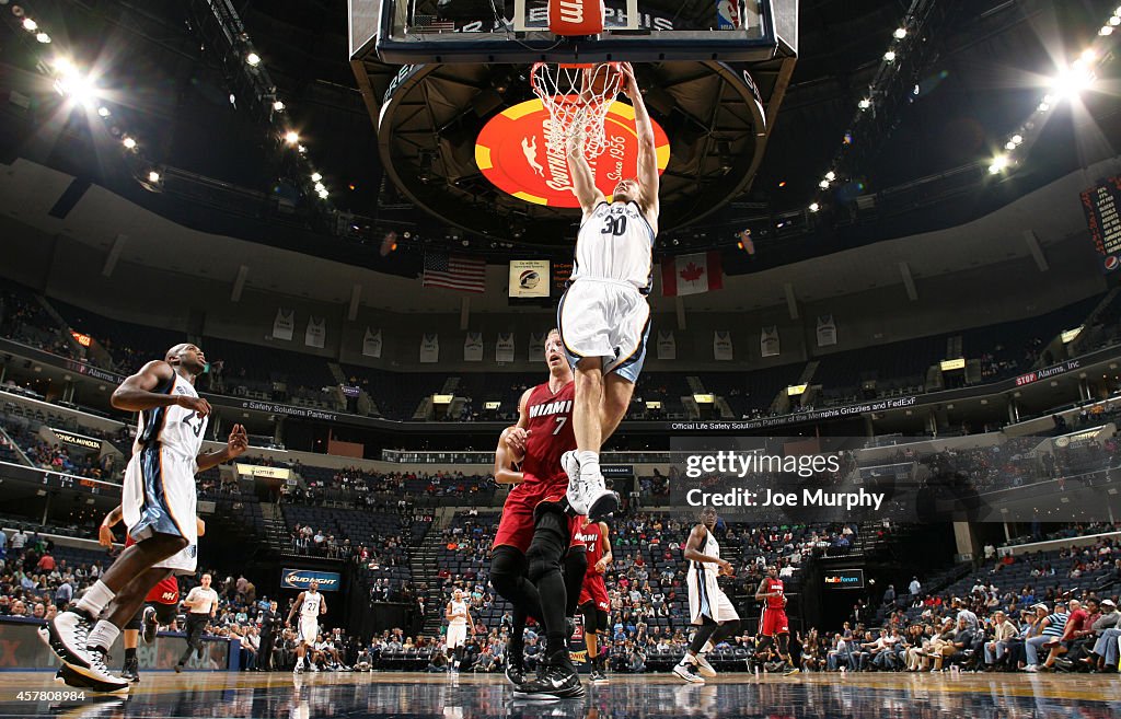 Miami Heat v Memphis Grizzlies