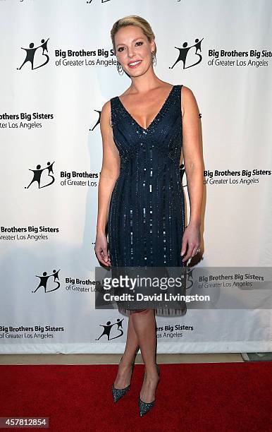Actress Katherine Heigl attends the Big Brothers Big Sisters Big Bash at the Beverly Hilton Hotel on October 24, 2014 in Beverly Hills, California.