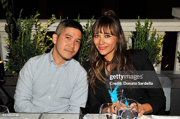 Fashion designer Thakoon Panichgul and actress Rashida Jones attend a private dinner hosted by Barneys New York and Rashida Jones in honor of Thakoon...