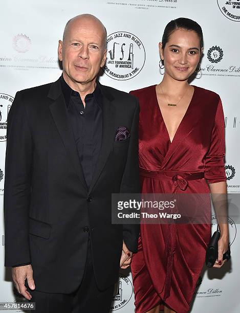 Bruce Willis and Emma Heming-Willis attend The Jazz Foundation Of America's 13th Annual "A Great Night In Harlem" Gala Concert - Arrivals at The...