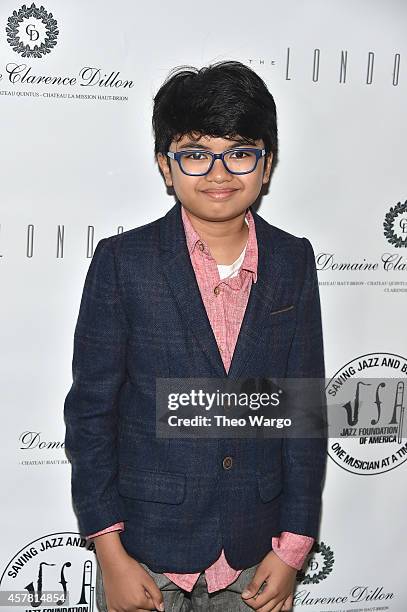 Joey Alexander attends The Jazz Foundation Of America's 13th Annual "A Great Night In Harlem" Gala Concert - Arrivals at The Apollo Theater on...