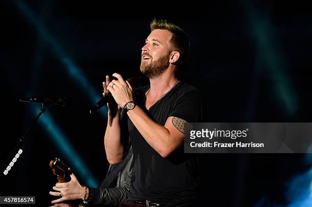 Musician Charles Kelley of Lady Antebellum performs onstage during CBS Radio's We Can Survive at the Hollywood Bowl on October 24, 2014 in Los...