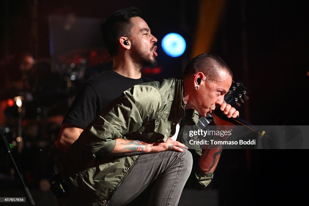 Linkin Park Celebrates Guitar Center's 50th Anniversary With Special Concert At The Wiltern