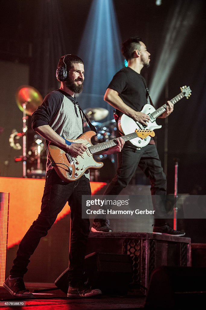 Linkin Park Celebrates Guitar Center's 50th Anniversary