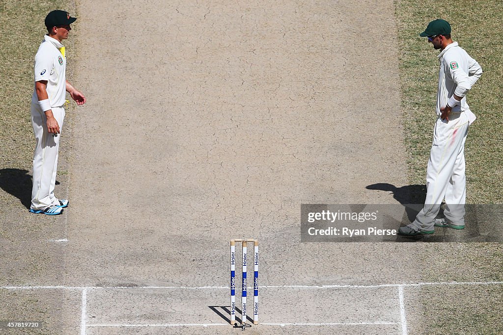 Pakistan v Australia - 1st Test Day Four