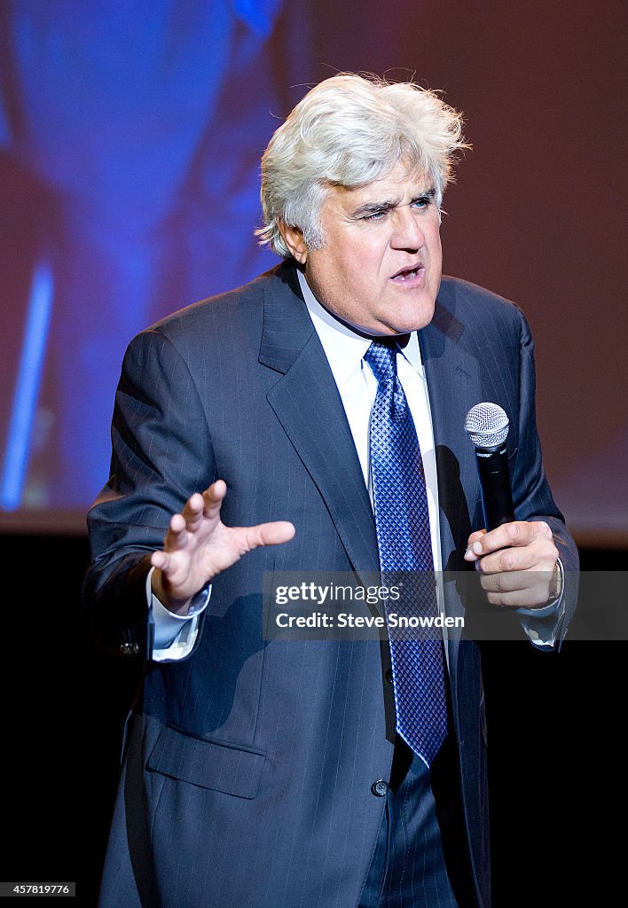 Comedian Jay Leno Performs At Route 66 Casino's Legend Theater