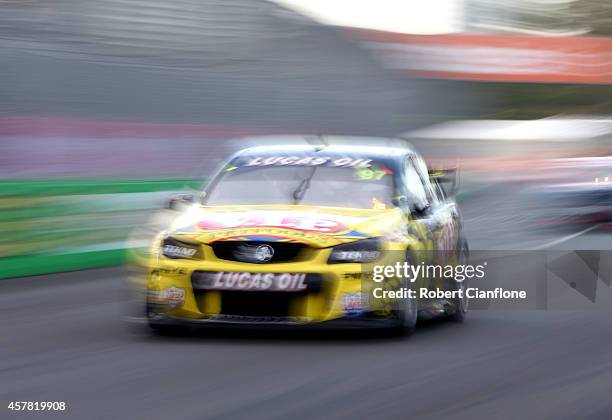 Shane van Gisbergen drives the TEKNO VIP Petfoods Holden during race 31 for the Gold Coast 600, which is round 12 of the V8 Supercars Championship...