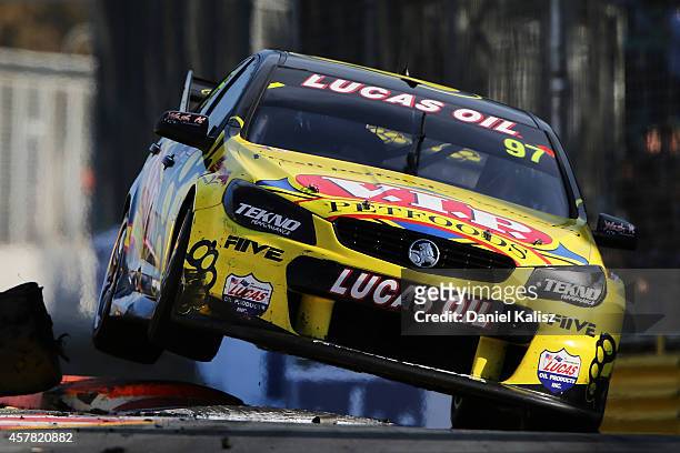 Shane van Gisbergen drives the TEKNO VIP Petfoods Holden during race 31 for the Gold Coast 600, which is round 12 of the V8 Supercars Championship...